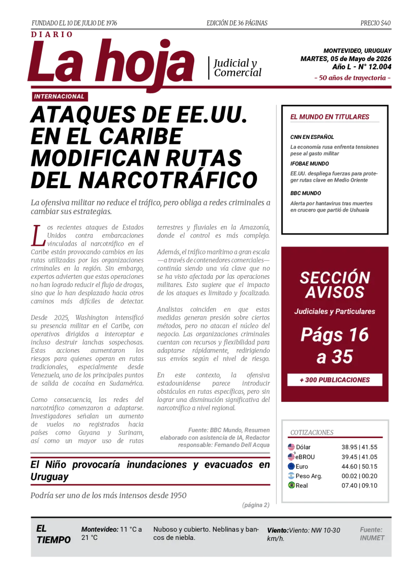 Portada Diario