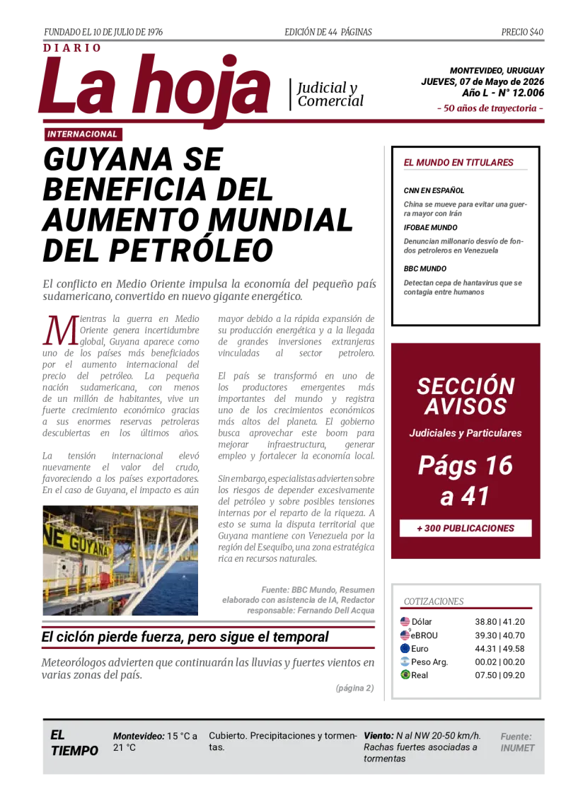 Portada Diario