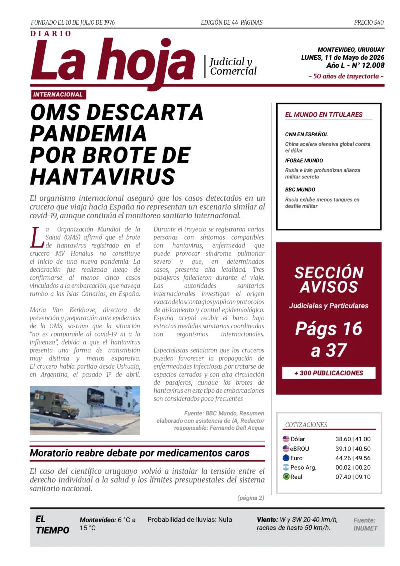 Portada Diario