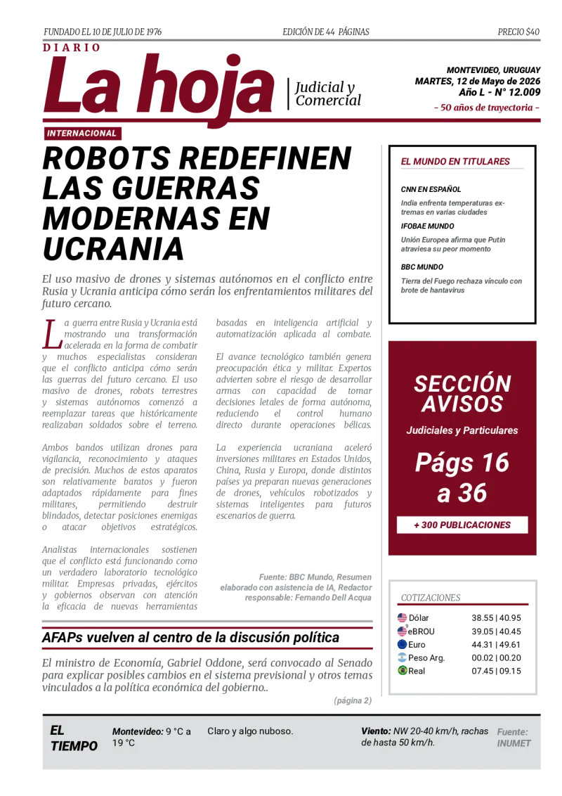 Portada Diario