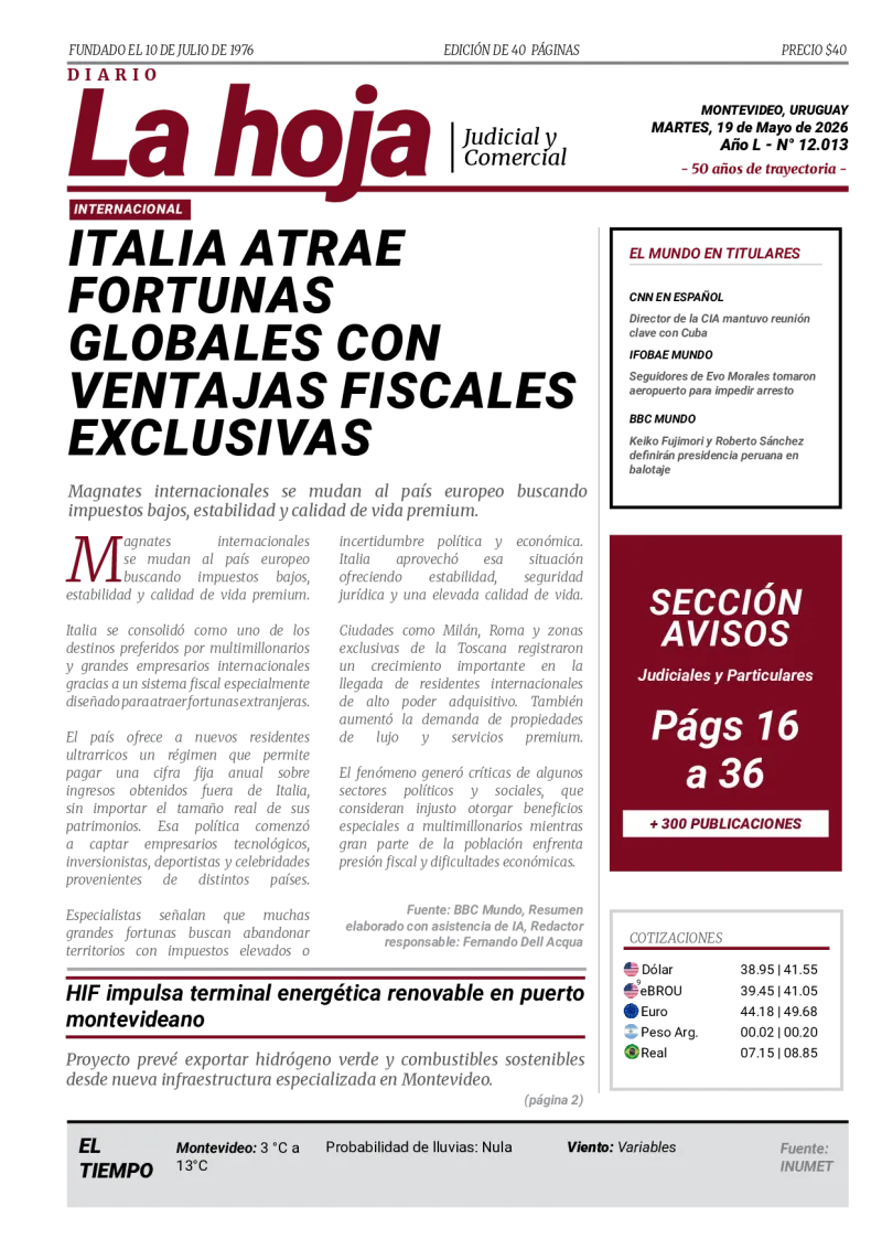 Portada Diario