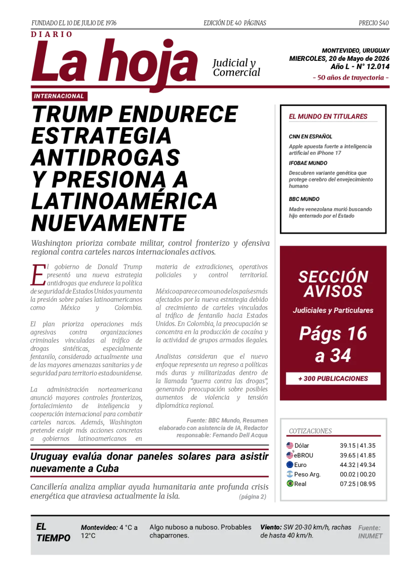 Portada Diario