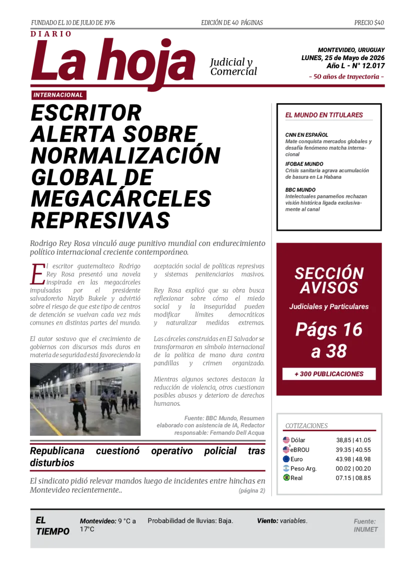 Portada Diario
