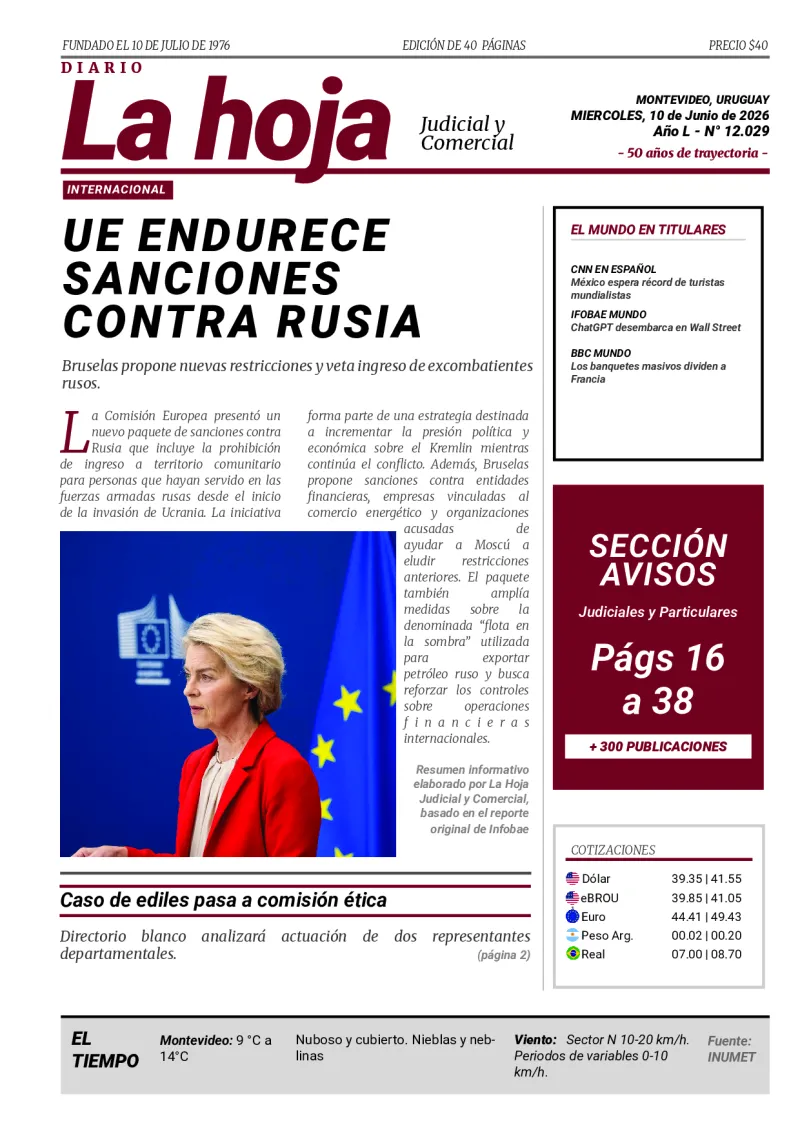 Portada Diario