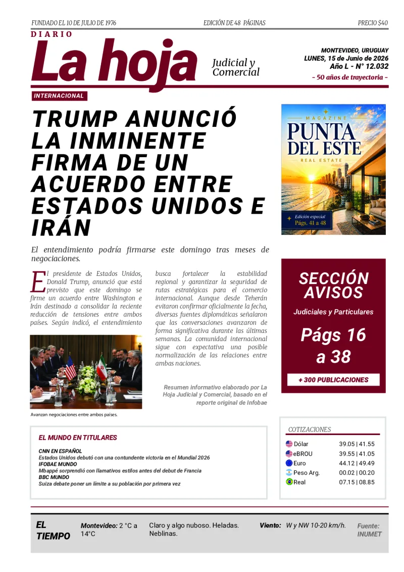 Portada Diario