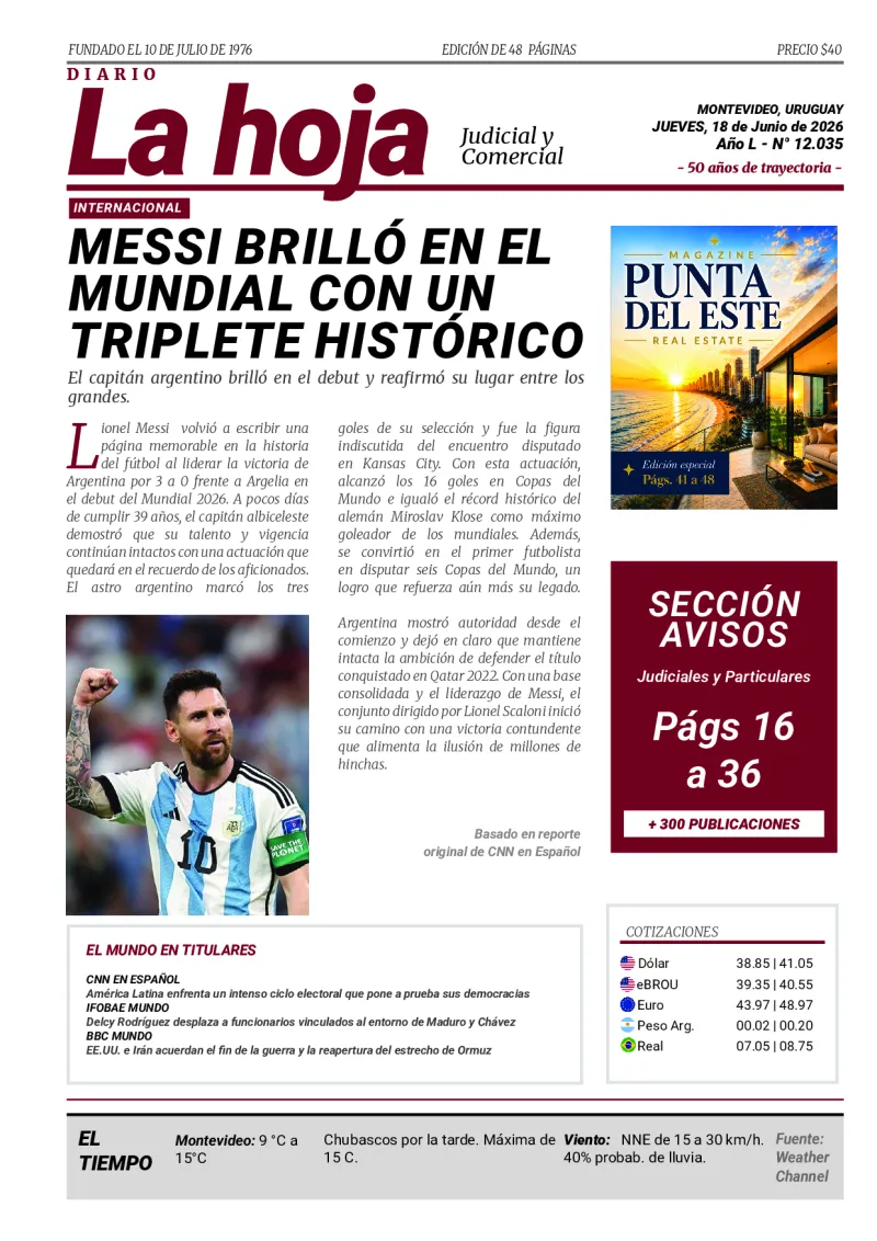 Portada Diario