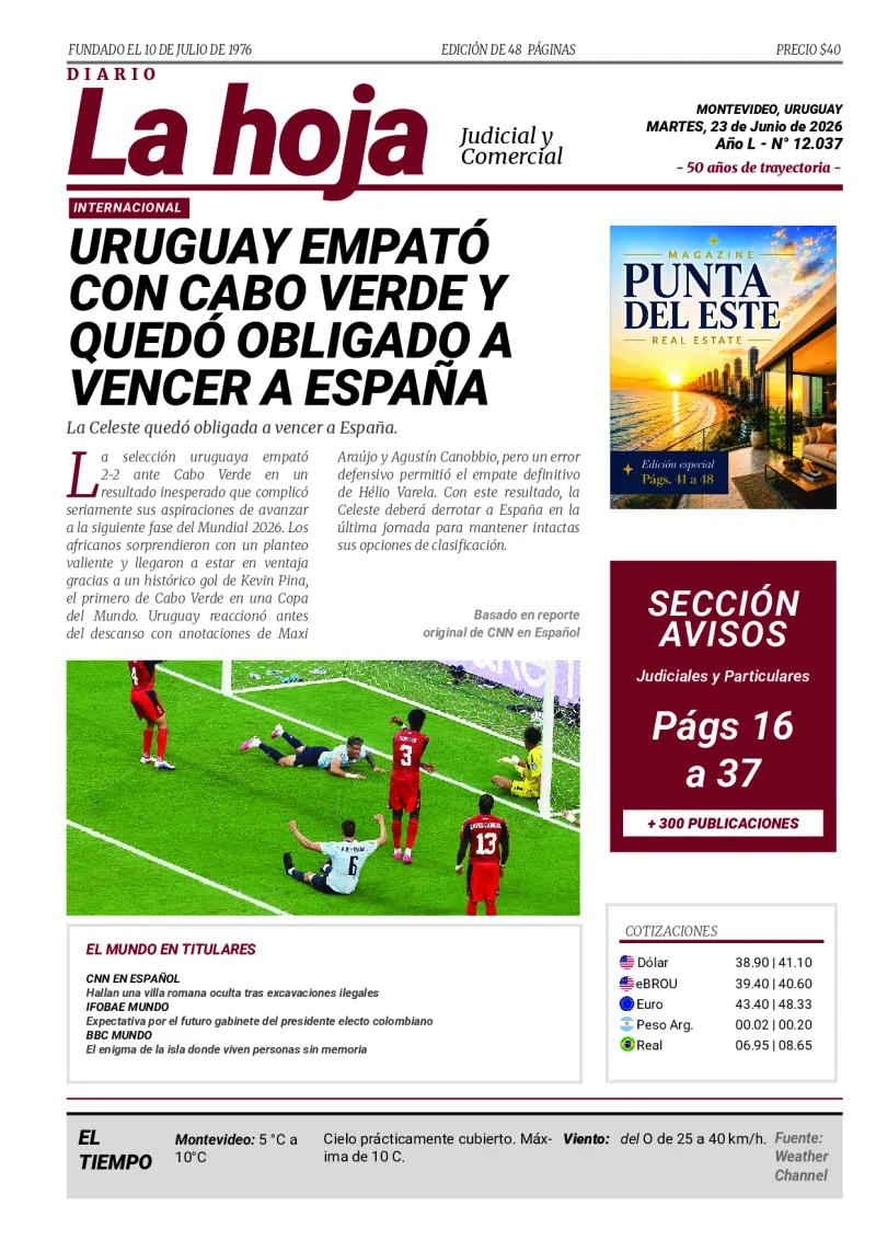 Portada Diario