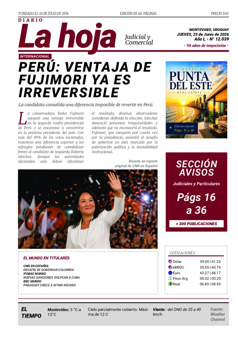 Portada Diario