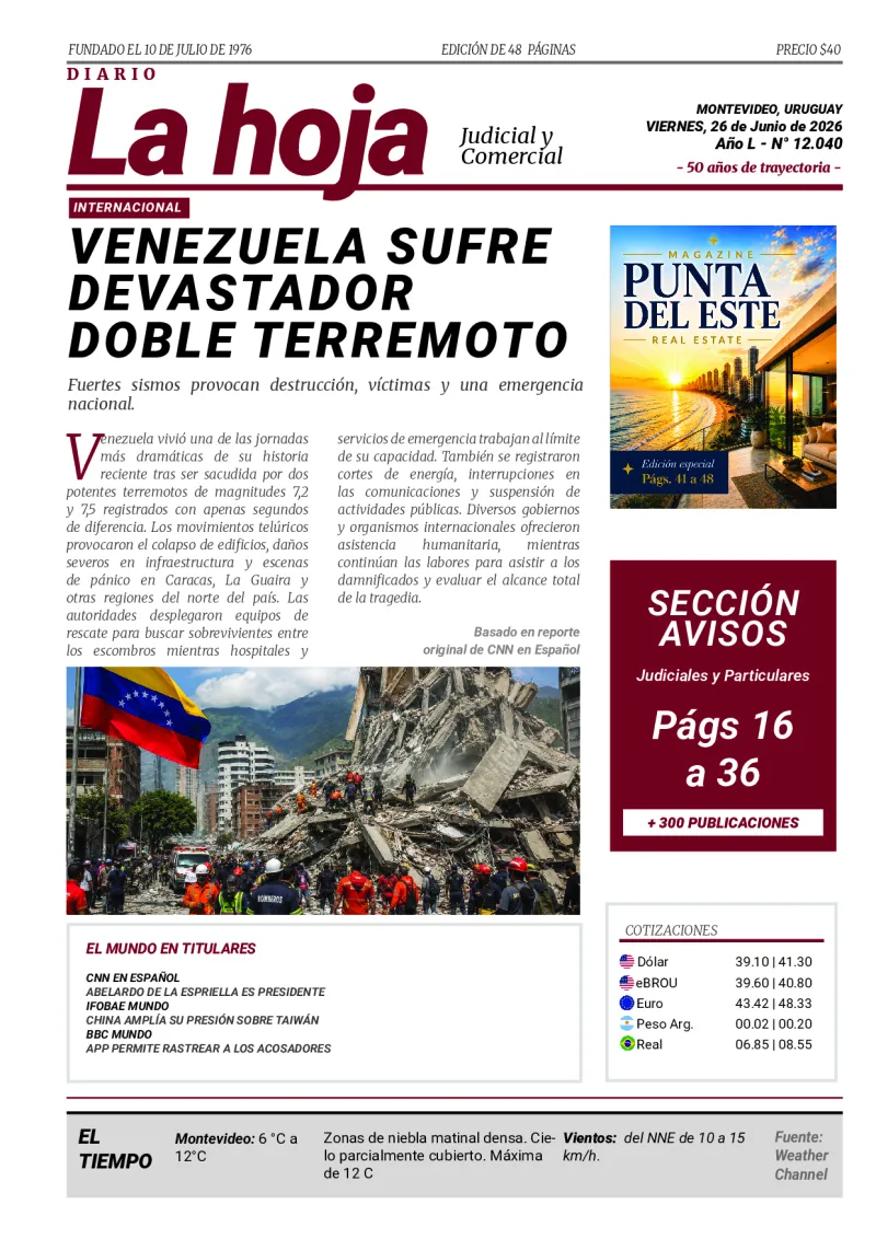 Portada Diario