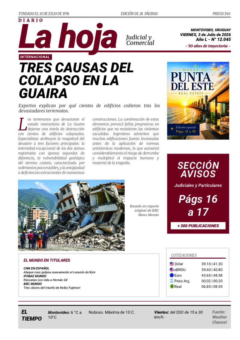 Portada Diario