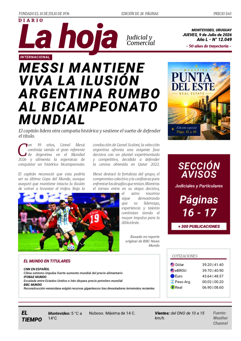 Portada Diario