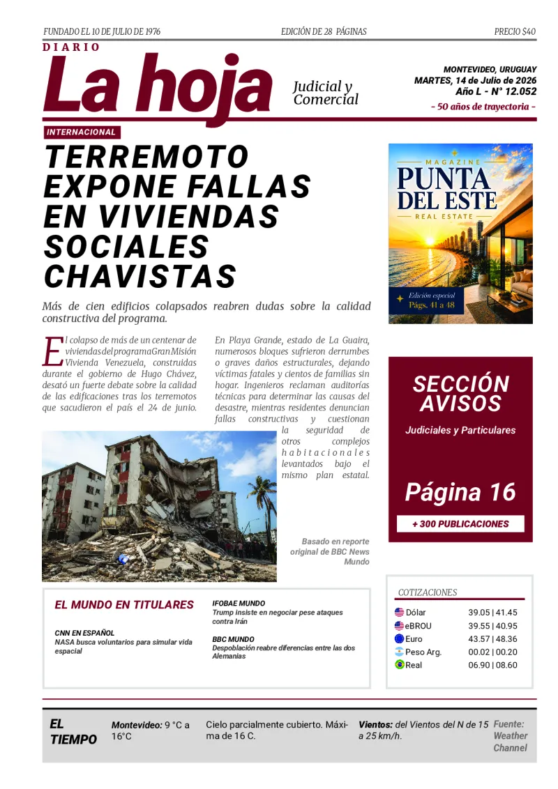 Portada Diario