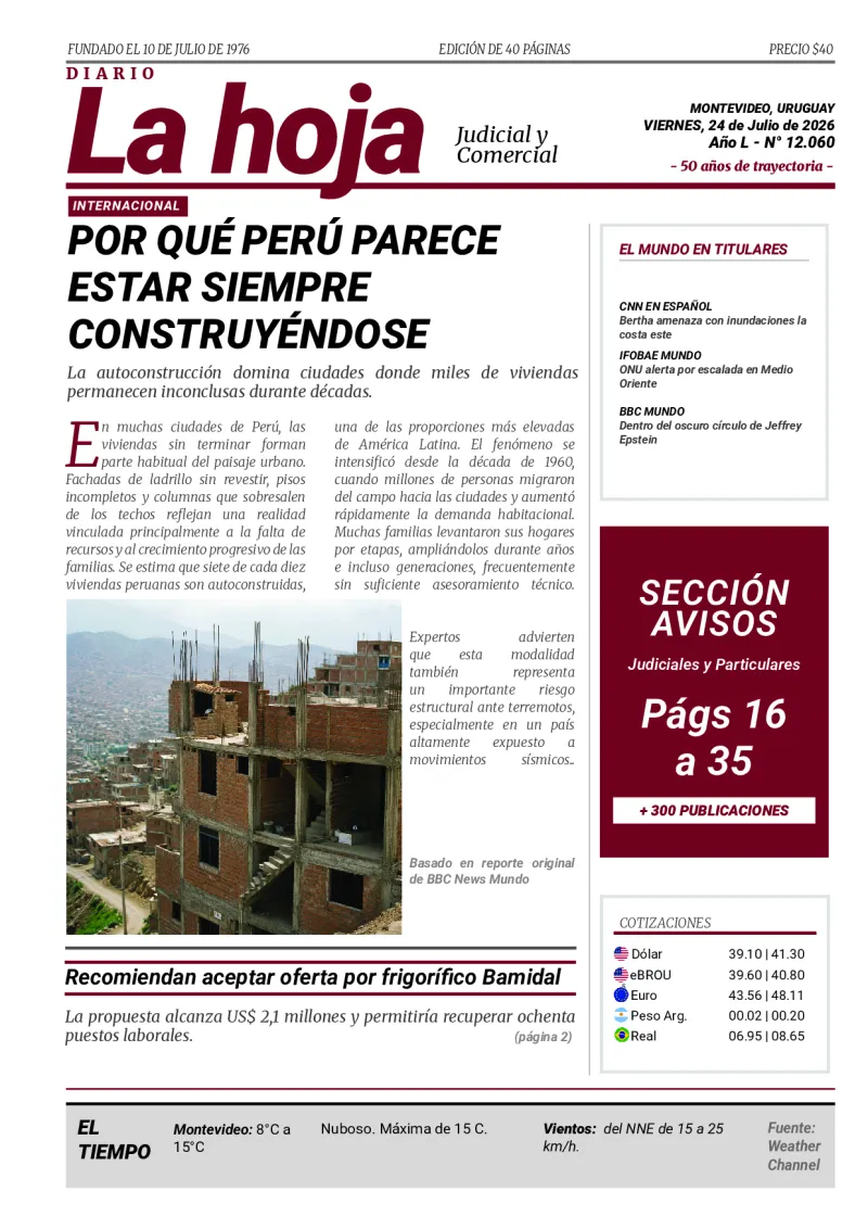 Portada Diario
