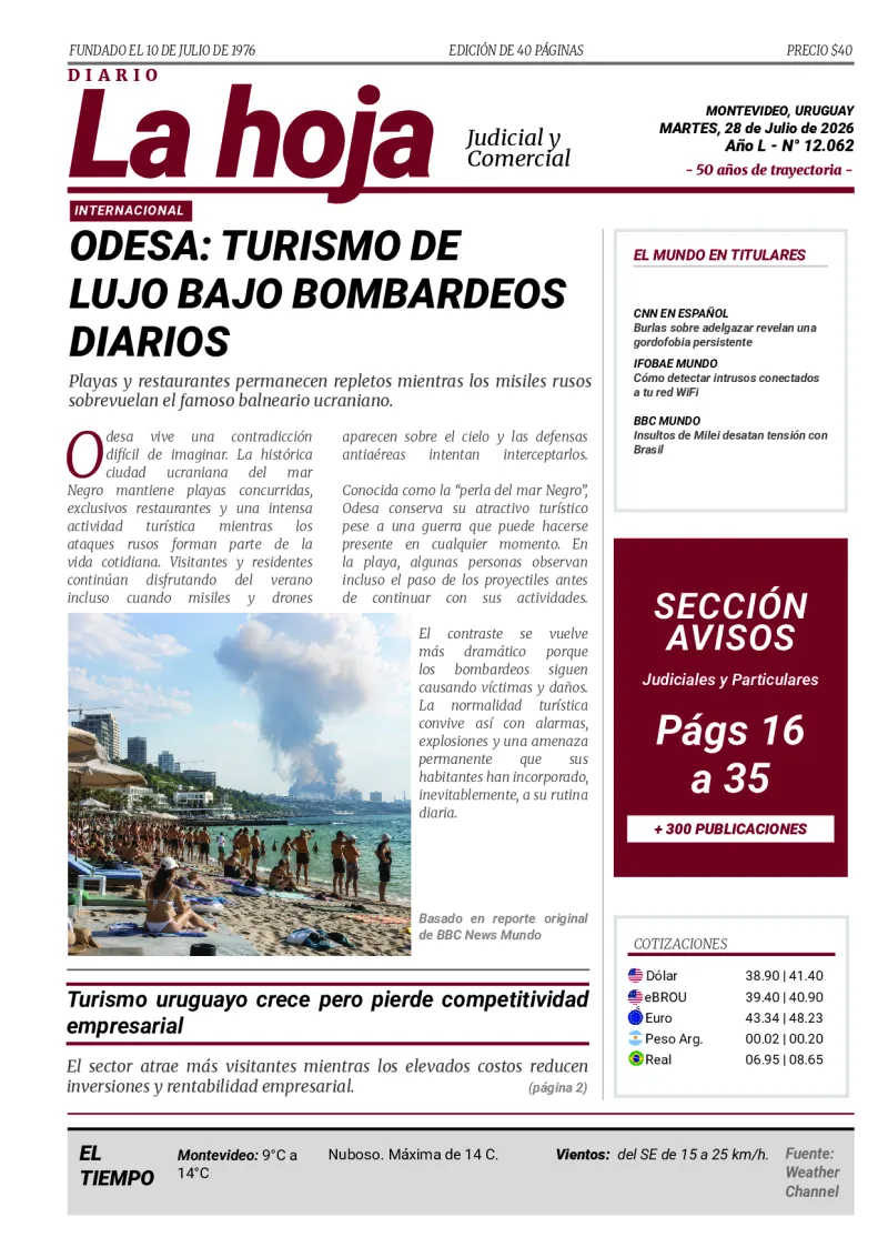 Portada Diario