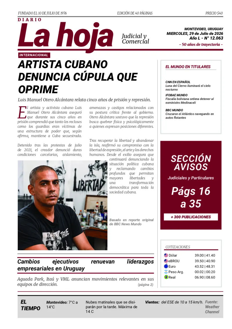 Portada Diario