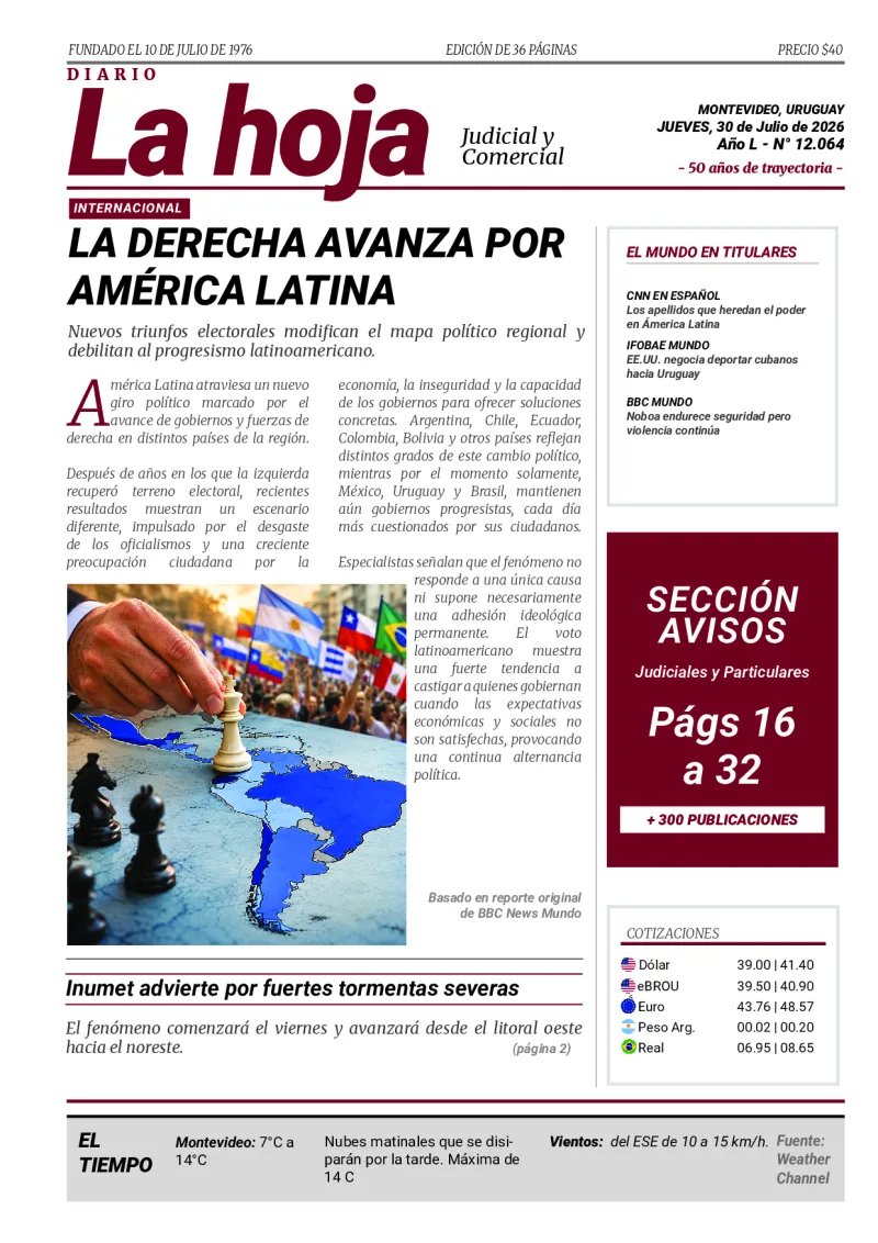 Portada Diario