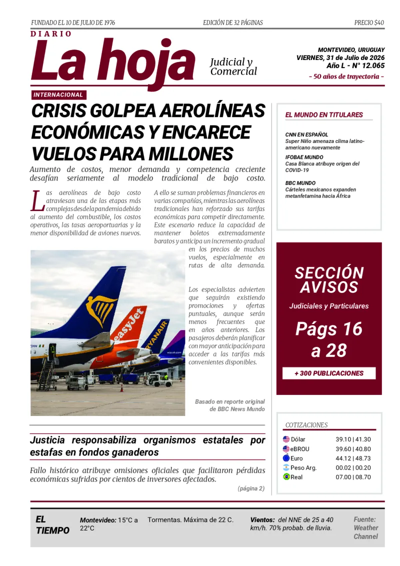 Portada Diario