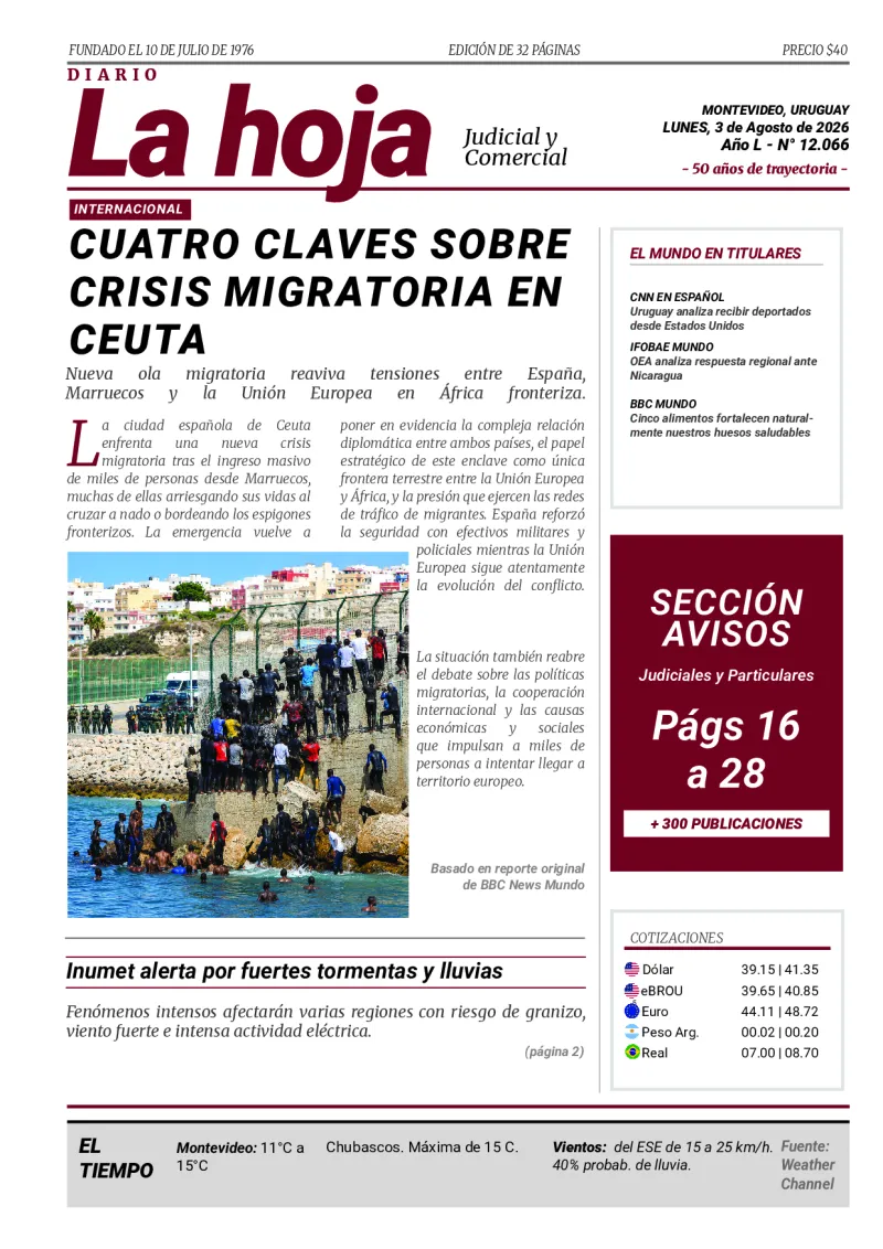 Portada Diario