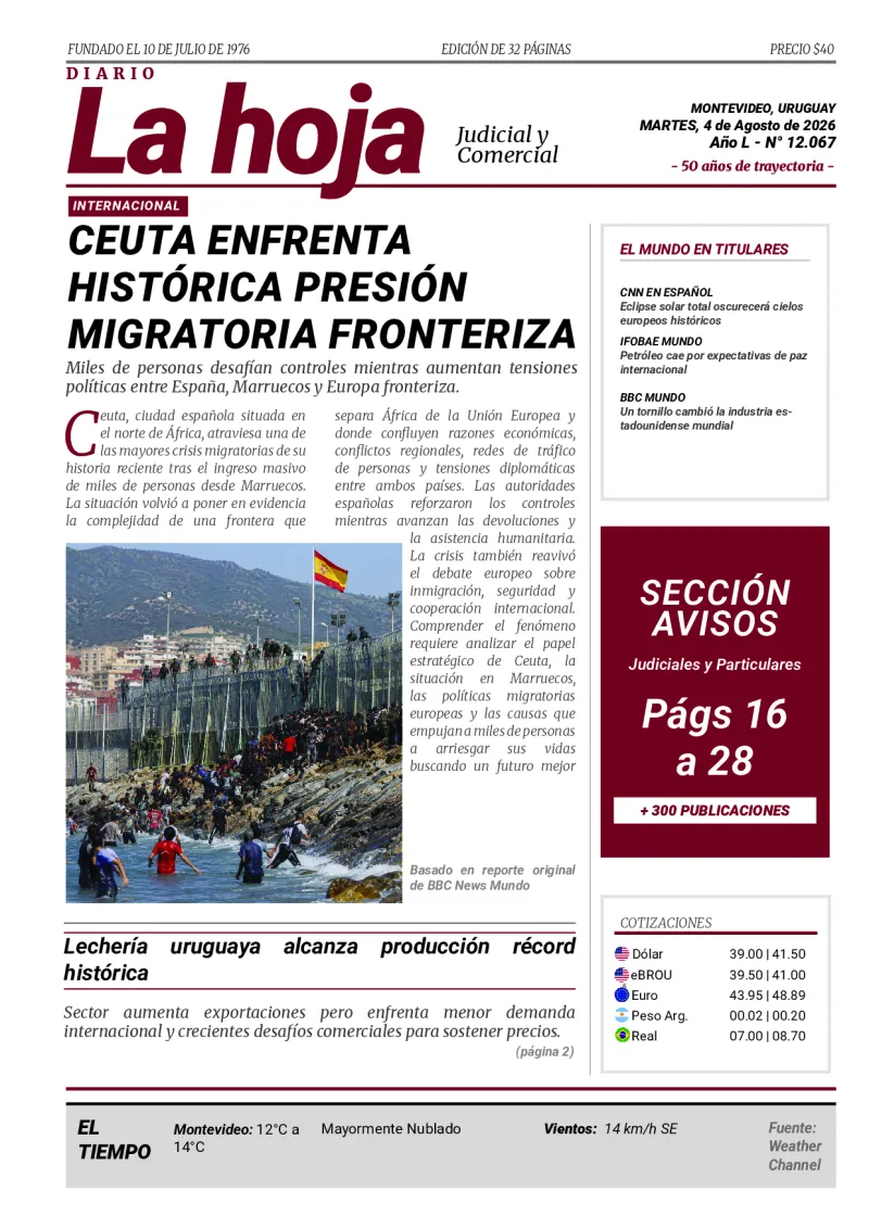 Portada Diario