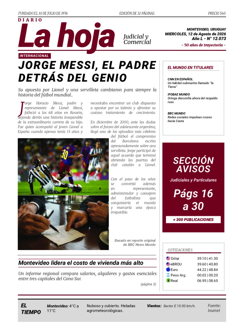 Portada Diario