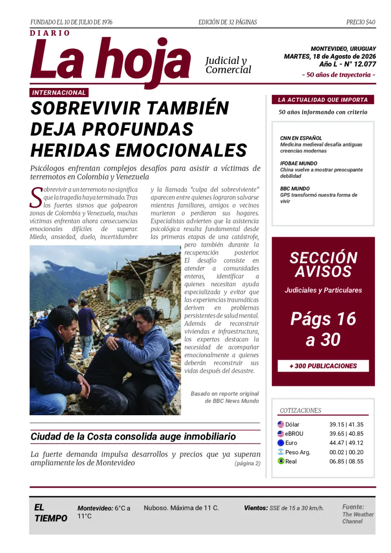 Portada Diario