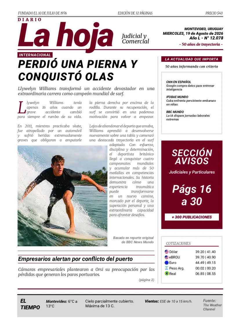 Portada Diario