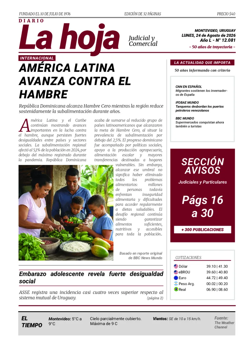 Portada Diario