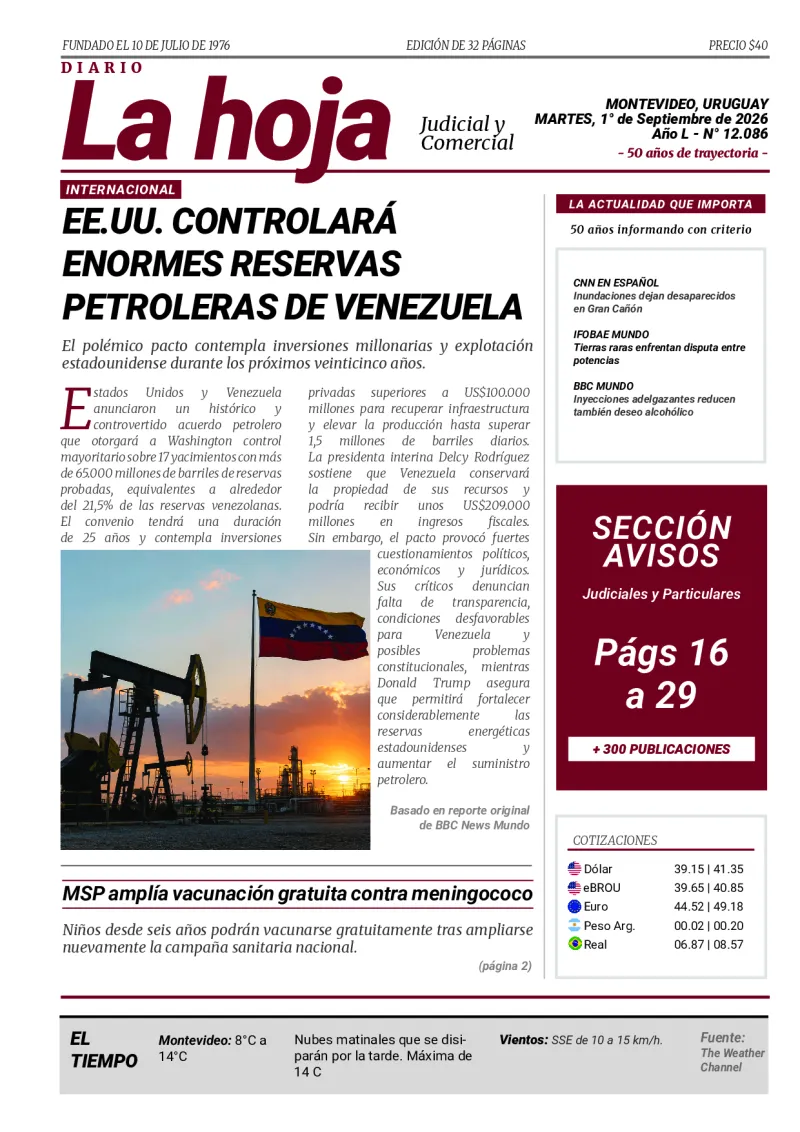 Portada Diario