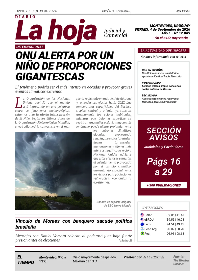 Portada Diario