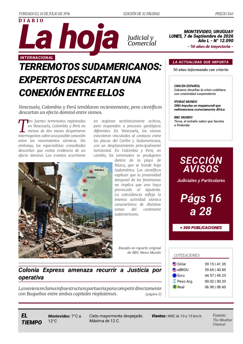 Portada Diario
