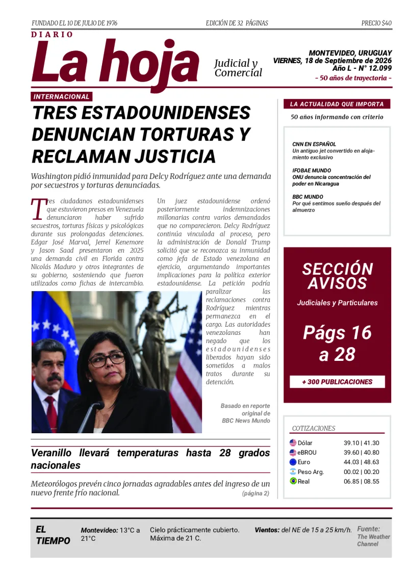Portada Diario