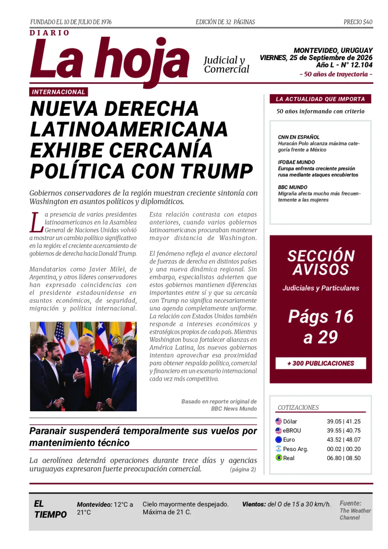 Portada Diario