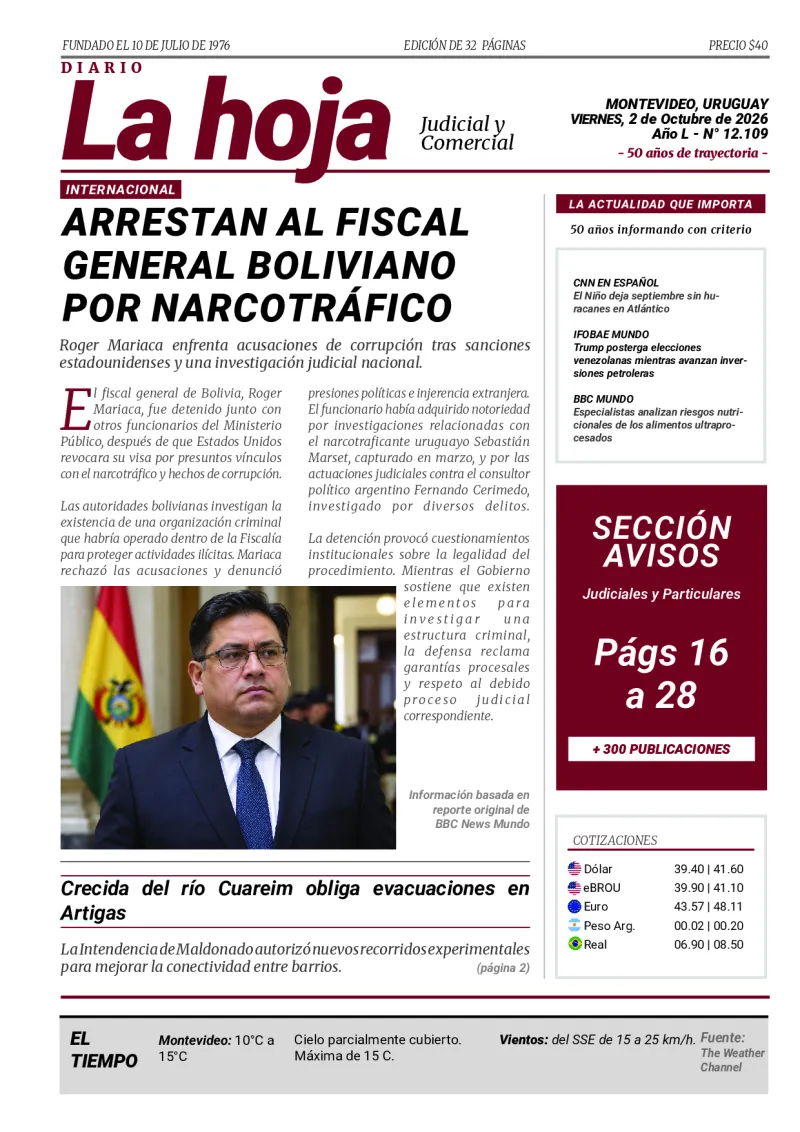 Portada Diario