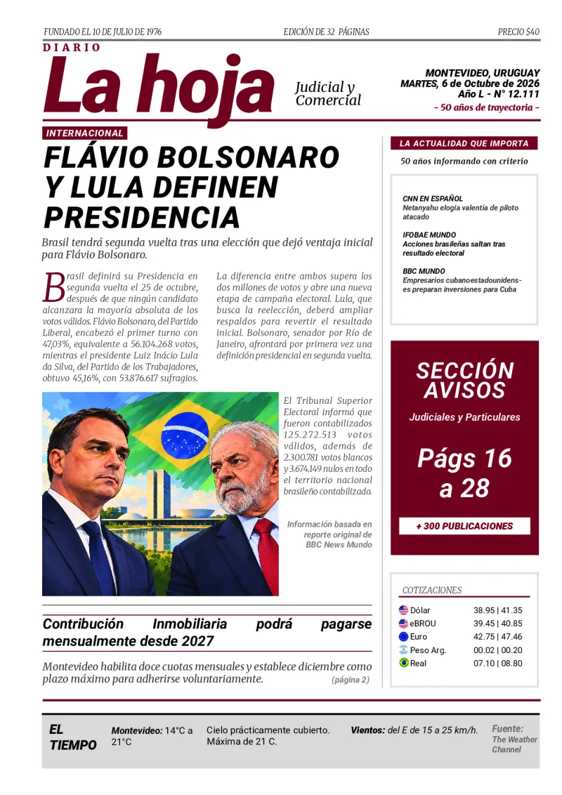 Portada Diario