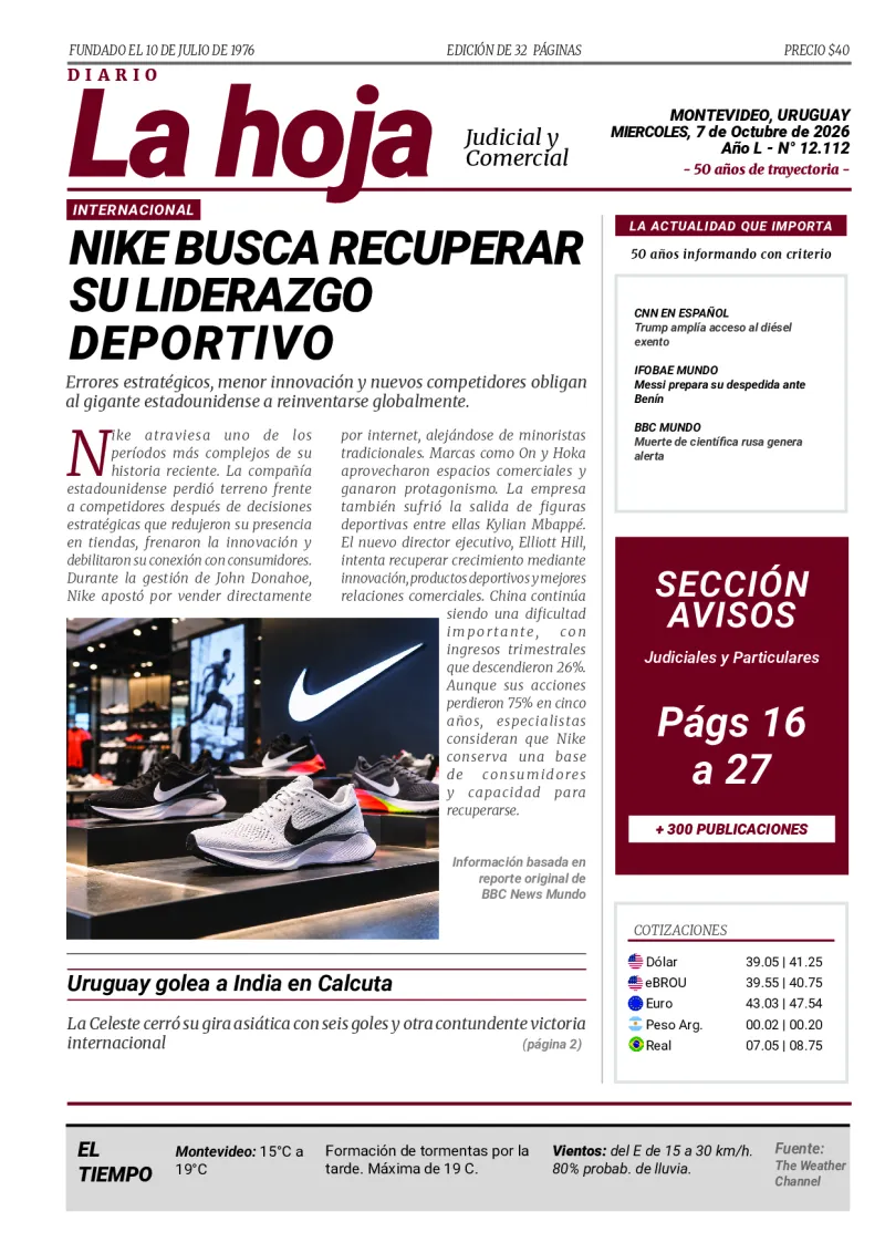 Portada Diario