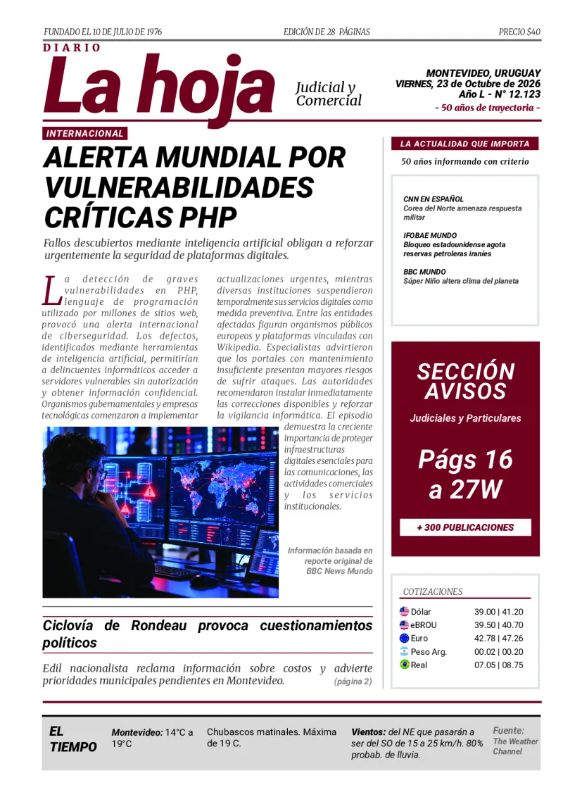 Portada Diario
